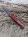 Bark River Ultra Lite Field Knife CPM 3V Firedog Canvas Thick Black Liners Mosaic Pins (USA)