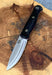 Bark River Ultralite Bushcrafter CPM 3V Black Micarta Handles Mosaic Pins