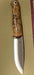 Bark River Ultralite Bushcrafter CPM 3V Spalted Maple Burl - Red Liners - Mosaic Pins