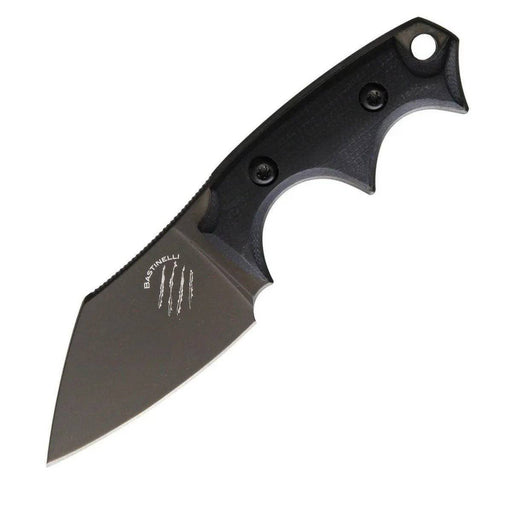 Bastinelli BB Drago Cutter V2 Fixed 2" Black PVD N690CO