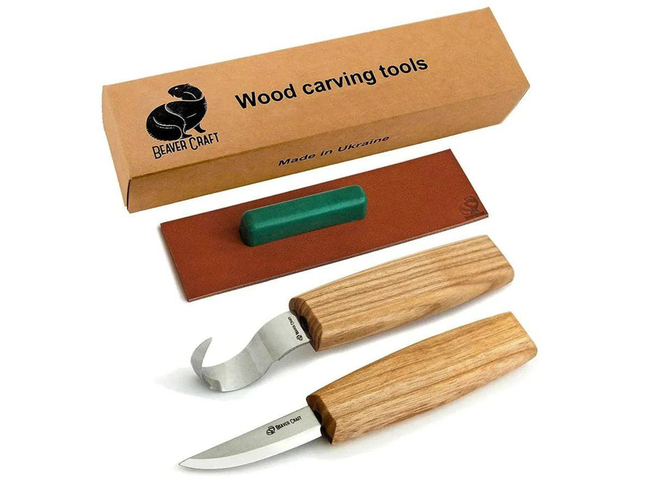 BeaverCraft S01 Wood Spoon Carving Knives Set