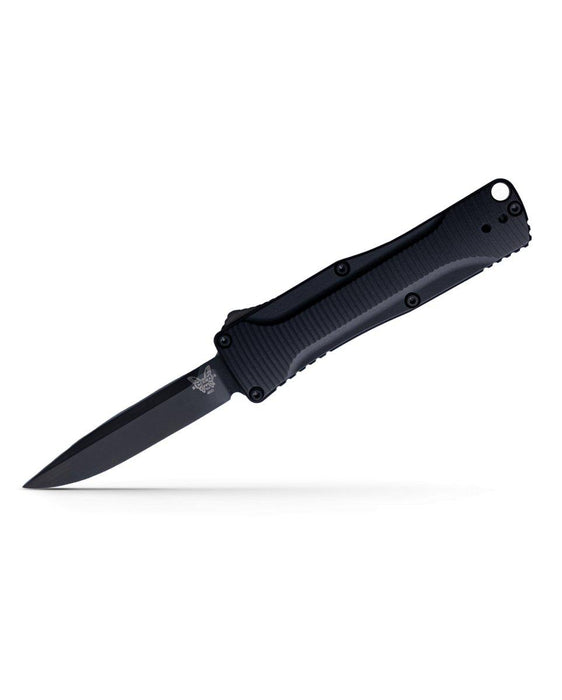 Bechmade OM Auto OTF 4850BK Knife 2.475" S30V Black Clip Point (USA)