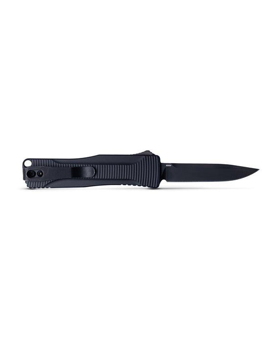 Bechmade OM Auto OTF 4850BK Knife 2.475" S30V Black Clip Point (USA)