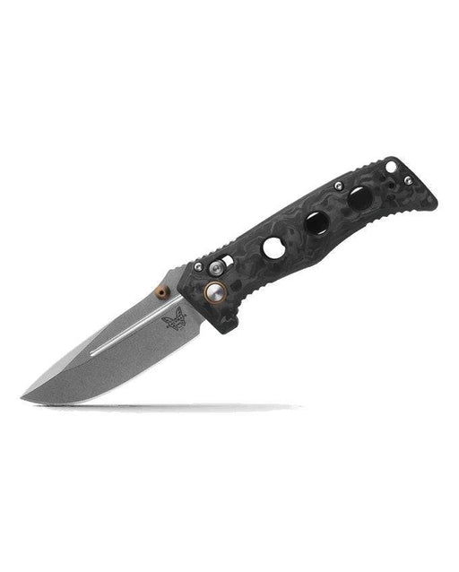 Benchmade 273-03 Mini Adamas Folding Knife 3.25" MagnaCut Marbled Carbon Fiber