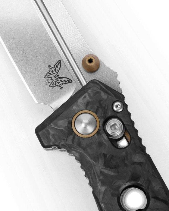 Benchmade 273-03 Mini Adamas Folding Knife 3.25" MagnaCut Marbled Carbon Fiber