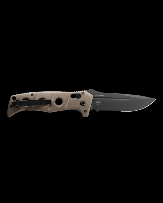 Benchmade 2750SGY-3 Auto Adamas Folding Knife 3.78" CruWear