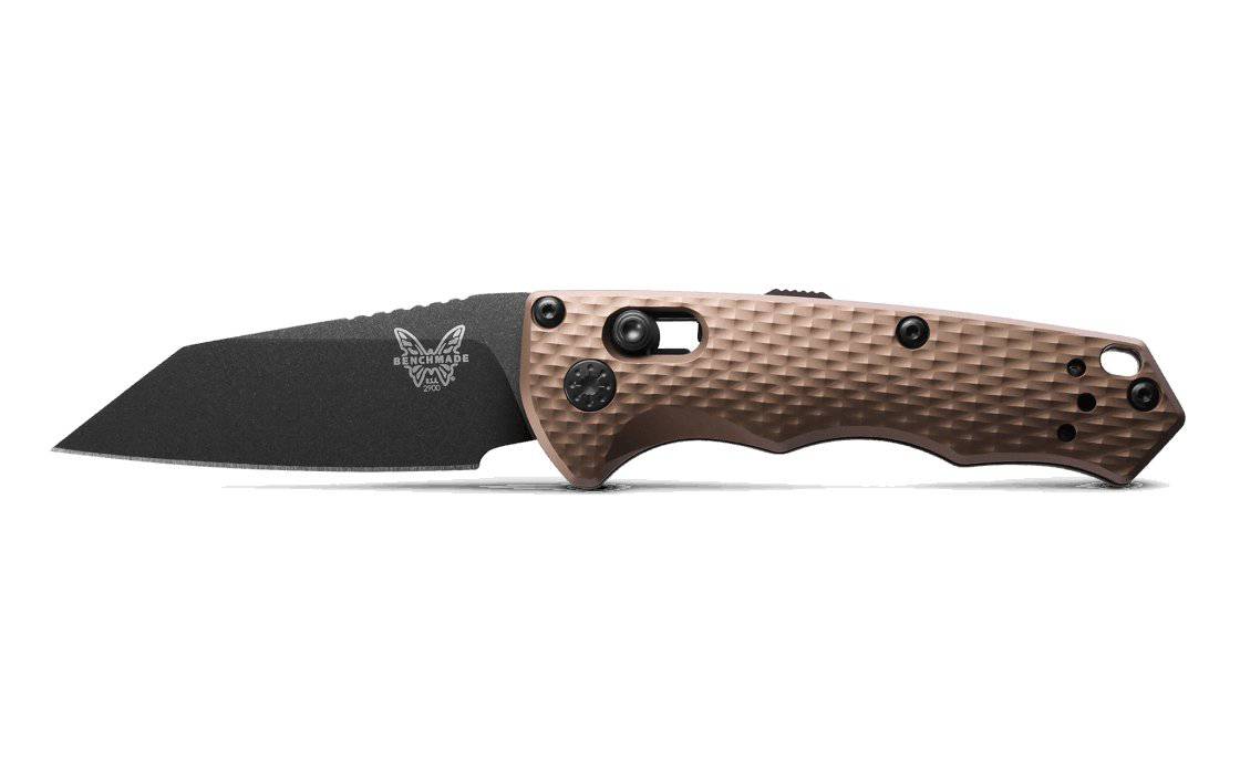 Benchmade 2900BK-1 Auto Immunity Folding Knife 2.49" CPM-M4 Cobalt Black Wharncliffe Flat Dark Earth Handles