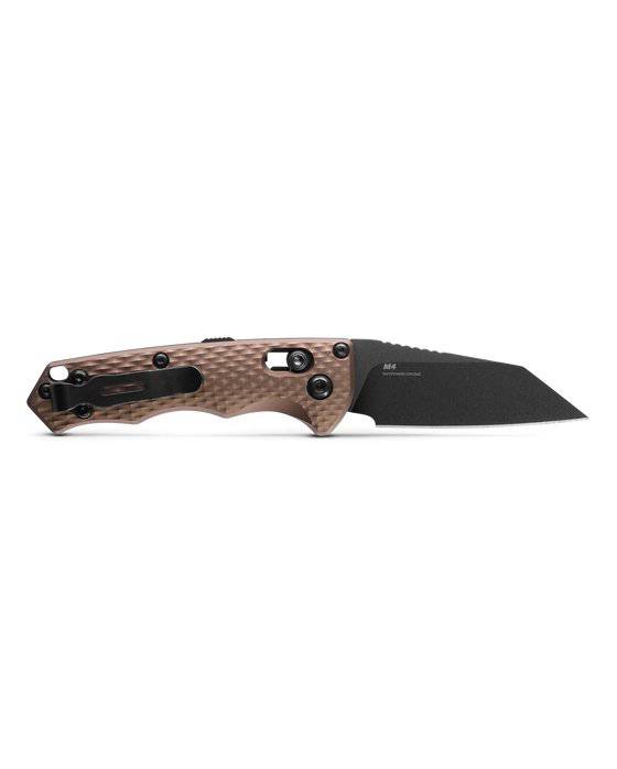 Benchmade 2900BK-1 Auto Immunity Folding Knife 2.49" CPM-M4 Cobalt Black Wharncliffe Flat Dark Earth Handles