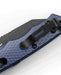 Benchmade 2900BK Auto Immunity Folding Knife 2.49" CPM-M4 Cobalt Black Wharncliffe Crater Blue Billet Handles