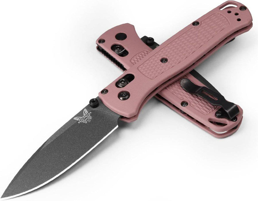 Benchmade 535BK-06 Limited Bugout AXIS Folding Knife 3.24" S30V Cobalt Black Cerakote Plain Blade Alpine Glow Grivory Handles