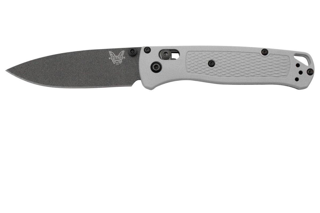 Benchmade 535BK-08 Bugout AXIS Folding Knife 3.24" S30V Gray Cerakote Plain Blade Storm Gray Grivory