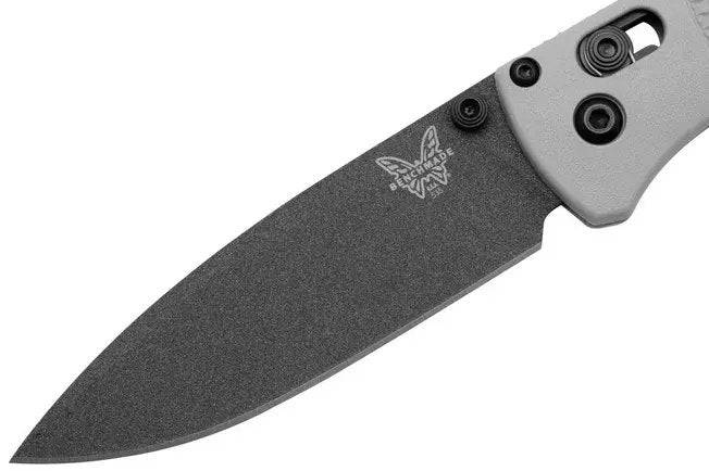 Benchmade 535BK-08 Bugout AXIS Folding Knife 3.24" S30V Gray Cerakote Plain Blade Storm Gray Grivory