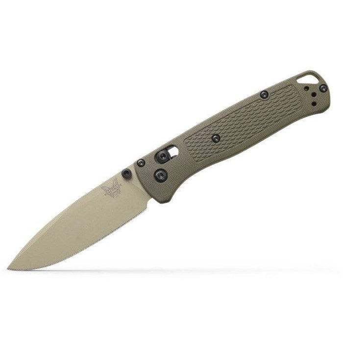 Benchmade 535TN-11 Bugout AXIS Folding Knife 3.24" S30V Desert Verde Cerakote Plain Blade Dark Olive Handles