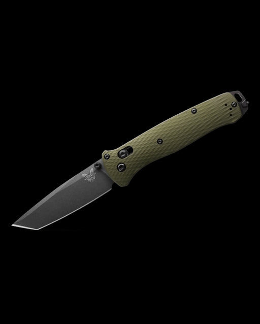 Benchmade 537GY-1 Bailout Knife Green Aluminum Knife 3.4" (USA)