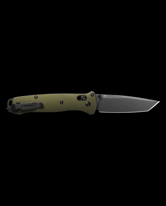 Benchmade 537GY-1 Bailout Knife Green Aluminum Knife 3.4" (USA)