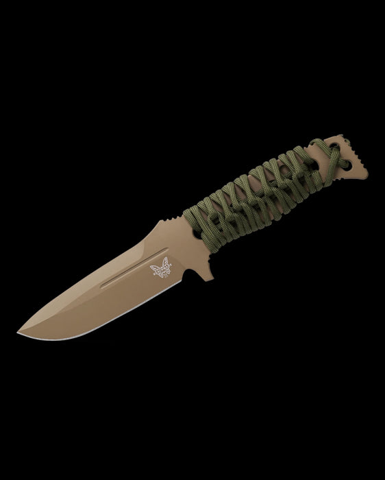 Benchmade Adamas Fixed Blade Knife 4.2" CruWear FDE