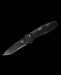 Benchmade Barrage AXIS-Assisted Folding Knife 3.6" Black Tanto Combo Blade Black Valox Handles