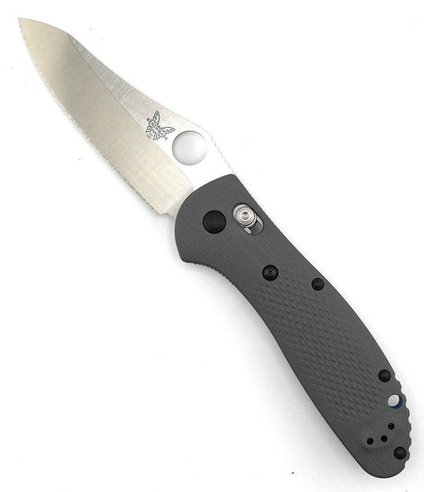 Benchmade Griptilian 550-1 Folding Knife 3.45" Premium CPM-20CV Sheepsfoot Blade Gray G10 **Discontinued**