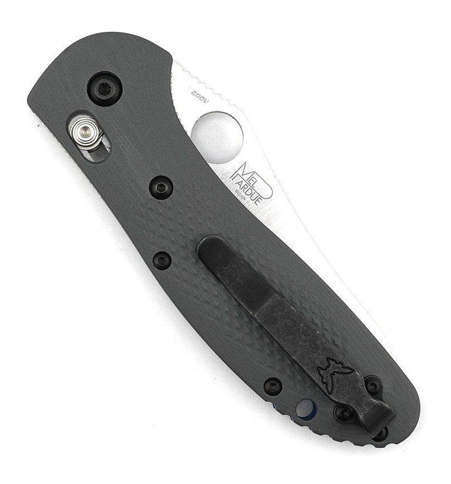 Benchmade Griptilian 550-1 Folding Knife 3.45" Premium CPM-20CV Sheepsfoot Blade Gray G10 **Discontinued**