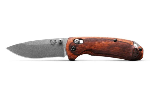 Benchmade North Fork 15031-2 Folding Knife 2.97" S30V Blade, Stabilized Wood Handles (USA)