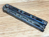 Benchmade Semi-Custom 85 Billet Ti Balisong Butterfly 4.4" "Lightning Strike"