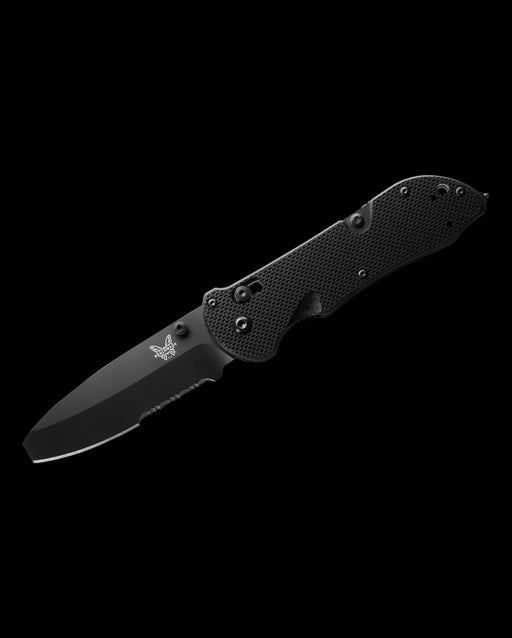 Benchmade Triage Rescue Folding Knife 3.5" Black G10 Handles Safety Cutter Glass Breaker