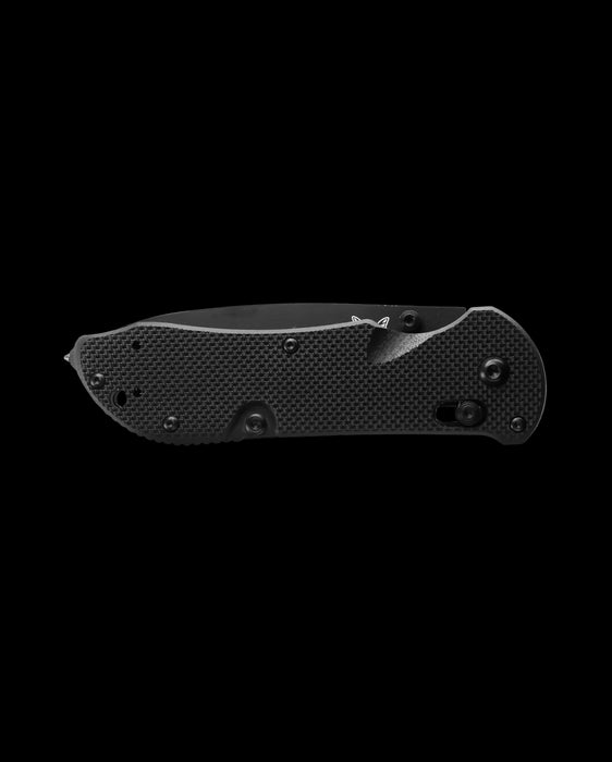 Benchmade Triage Rescue Folding Knife 3.5" Black G10 Handles Safety Cutter Glass Breaker