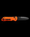 Benchmade Triage Rescue Folding Knife 3.5" Orange G10 Handles, Safety Cutter, Glass Breaker