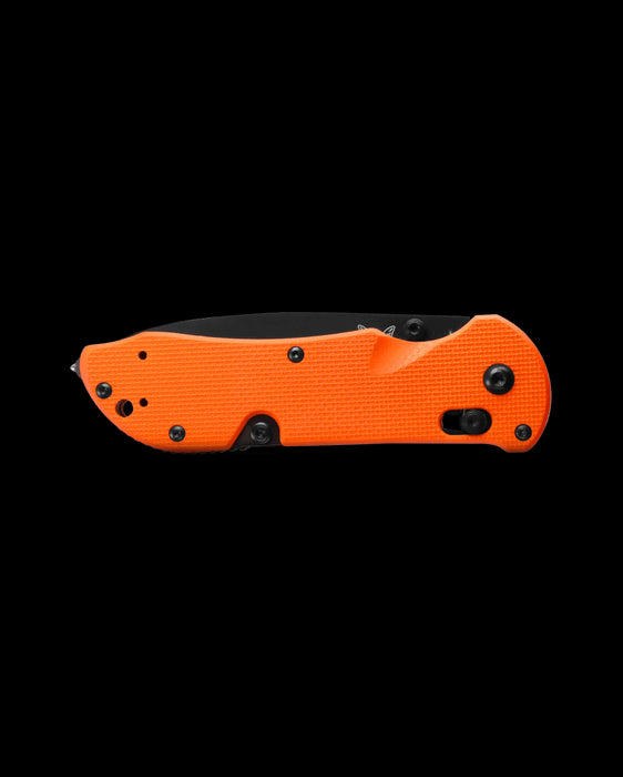 Benchmade Triage Rescue Folding Knife 3.5" Orange G10 Handles, Safety Cutter, Glass Breaker