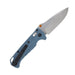 Benchmade Water Mini Adira Folding Knife 3.21" CPM-MagnaCut Stonewashed Drop Point Blade Depth Blue Grivory Handles