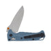 Benchmade Water Mini Adira Folding Knife 3.21" CPM-MagnaCut Stonewashed Drop Point Blade Depth Blue Grivory Handles