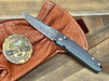 Custom Benchmade 485 Valet Axis Folding Knife 2.96" M390 Acid Wash Blade Gray G10 (Pre-Owned)