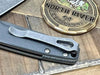 Custom Benchmade 485 Valet Axis Folding Knife 2.96" M390 Acid Wash Blade Gray G10 (Pre-Owned)