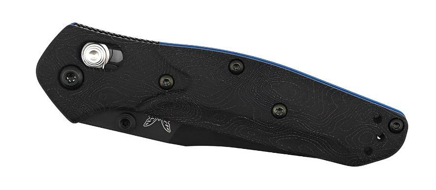 Custom Engraved Benchmade 945BK-1 Mini Osborne Knife Black G-10