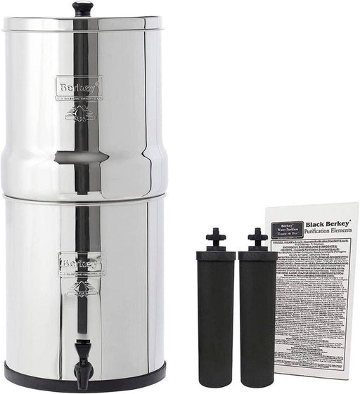 Big Berkey Gravity-Fed Water Filter System BU2 (2.25 Gal)