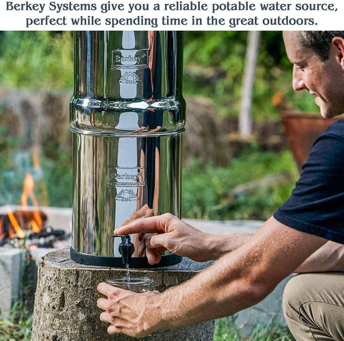 Big Berkey Gravity-Fed Water Filter System BU2 (2.25 Gal)