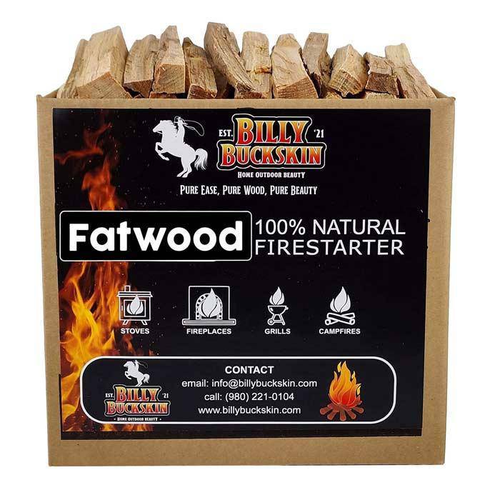 Billy Buckskin Fatwood Fire Starter Sticks 10 Pound Box