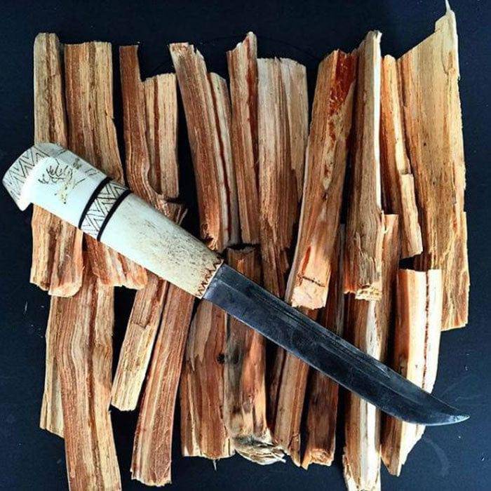 Billy Buckskin Fatwood Fire Starter Sticks 12 Pound Burlap Bag