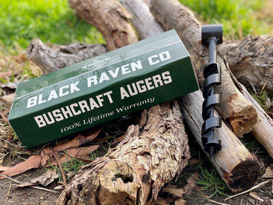 Black Raven Albatross 2x8" Scotch Eye Bushcraft Auger