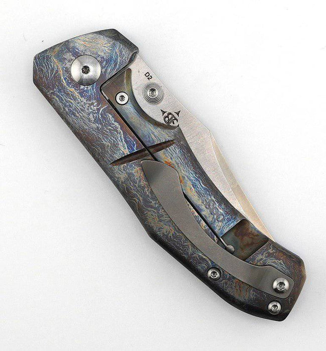 Boker 01BO312 Jive Semi-Custom Titanium Folding Knife 2.95" D2