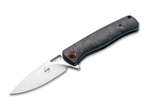 Boker 01BO319 Nebula Flipper Knife 3.62" D2 Carbon Fiber