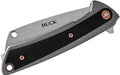 Buck Knives 263 HiLine Folding Pocket Knife 3.6" D2 Satin Blade Aluminum G10 Handle