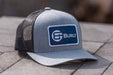 Burly Heather Grey & Charcoal Trucker Hat