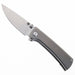 Chaves Knives RCK9 Frame Lock Knife Titanium (3.25" Satin M390)