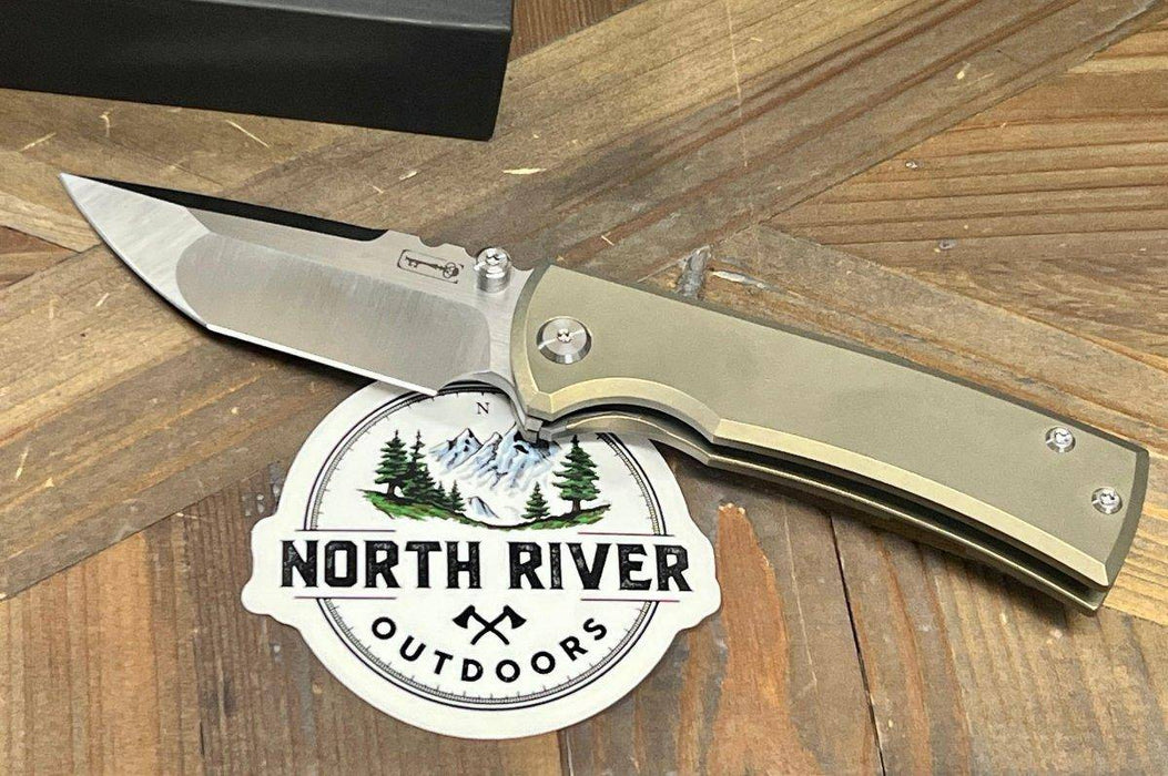 Chaves Redencion Street Semi-Custom Titanium Tanto Knife "Gold Digger"