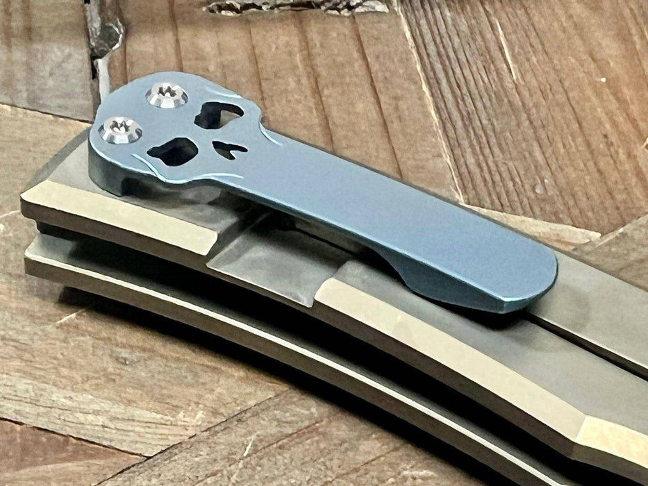 Chaves Redencion Street Semi-Custom Titanium Tanto Knife "Gold Digger"