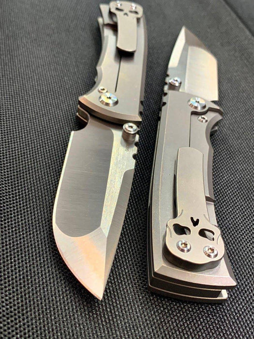 Chaves Redencion Street Titanium Drop Point Knife (3.25" Satin)