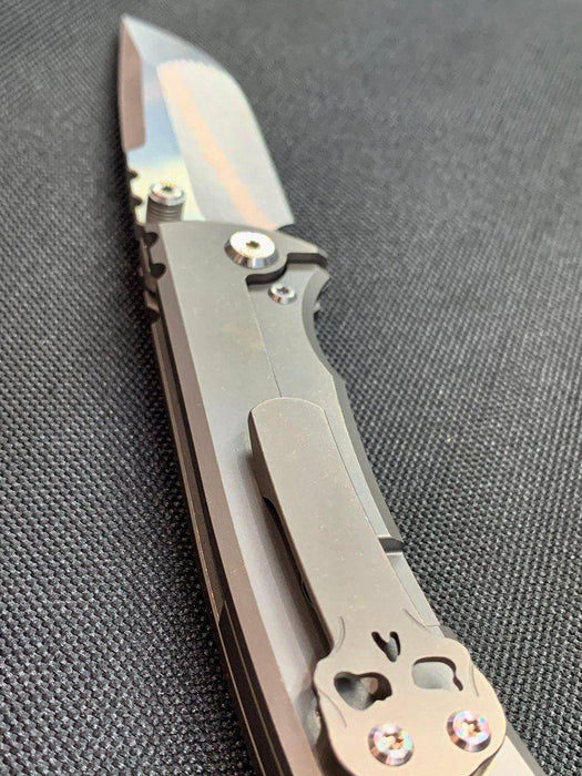 Chaves Redencion Street Titanium Drop Point Knife (3.25" Satin)