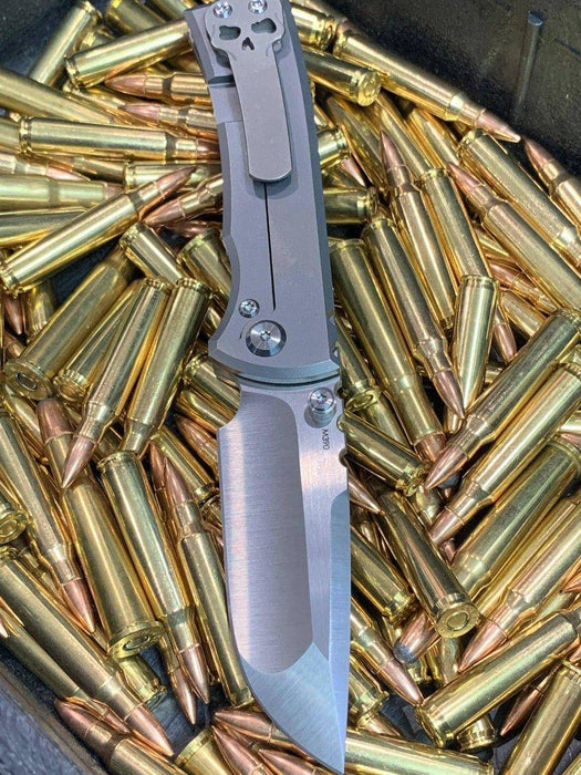 Chaves Redencion Street Titanium Drop Point Knife (3.25" Satin)