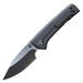 Chaves Scapegoat Street Frame Lock Folding Knife Smooth Ti Handles (3.50" Bohler M390) ST/SG/SWTI/BF